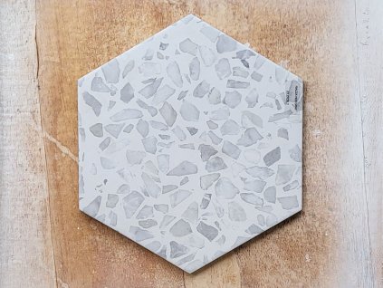 cifre riazza dlazba obklady terrazzo teraco hexagon gray 03