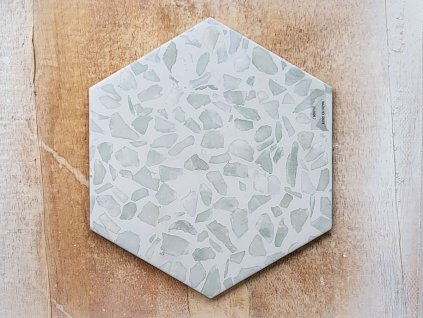 cifre riazza dlazba obklady terrazzo teraco hexagon green 02