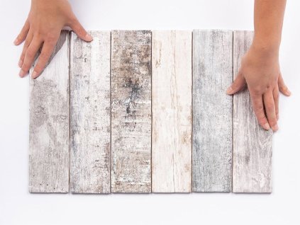 cifre colonial obdelnikove obklady jednobarevne dlouhe wood white lesk
