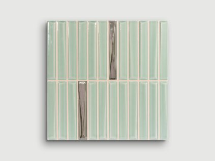 monopole melody decor emerald silver obklady relief imitace mozaiky 20x20