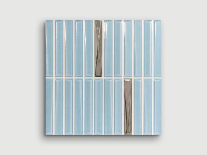 monopole melody decor sky silver obklady relief imitace mozaiky 20x20