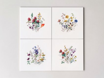obklady 20x20 15x15 otisky kyticky malovane selske byliny 04