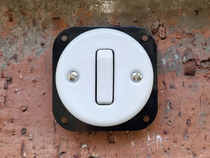 retro vypinac razeni 1 jednopolovy porcelanovy segment