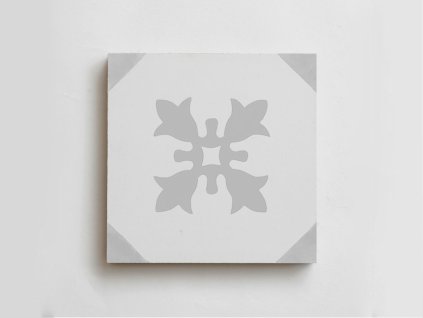 floral cementova dlazba 20x20 floralni ornament 02