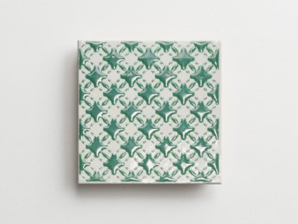 elios clay pattern emerald 10x10 obklady dekory