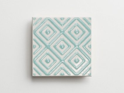 elios clay pattern aqua 10x10 obklady dekory