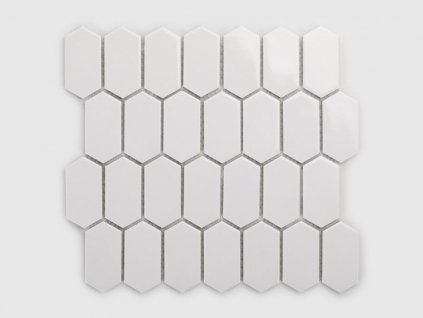 mozaika hexagon podlouhly sestiuhelnik svetle seda lesk 03