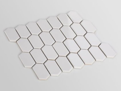 Raw decor mozaika hexagonum šedá lesklá 1