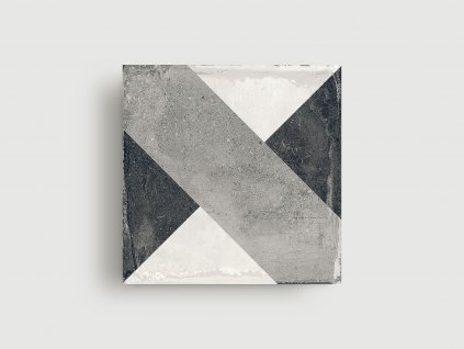 heritage dlazba obklady bezovo hnedo sede retro cement tangram