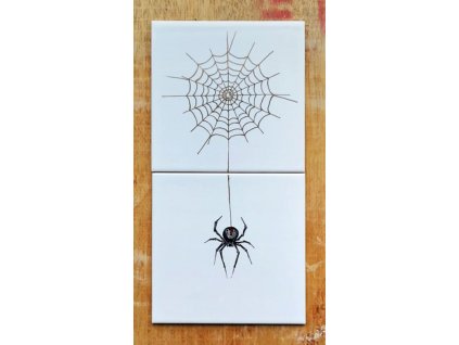 rucne malovane obklady selske pavouk pavucina malir jv
