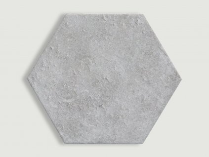 dakota dlazba obklady hexagony jednobarevna base dakota grey