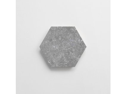 coralstone grey dlazba hexagonalni sestiuhelnik jednobarvna seda