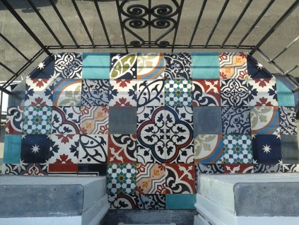 cementova orientalni dlazba patchwork 601