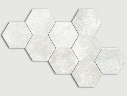 monopole pompeia decor blanco dlazba hexagon vzorovana vintage