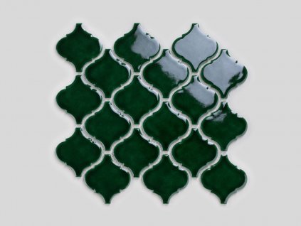 arabeska mozaika na siti velka leskla smaragdove zelena 02