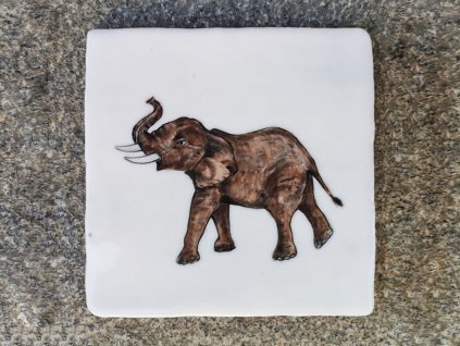 obklady rucne malovane selske tradicni slon pro stesti