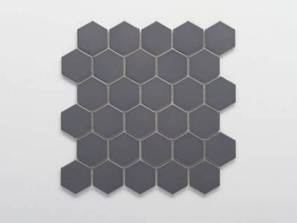 mozaika hexagon velky seda mat podlaha 13