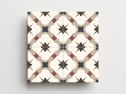 gayafores grace beige dlazba obklady retro vzorovana 30x30