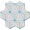 Hexa Atome cementová dlažba hexagon 20x23