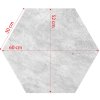 ESAGONO QUARZITE BIANCA 52x60x2 venkovni dlazba hexagon do travy pisku 02
