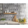 maioliche obklady dlazba retro dekory vzory cerno bile barevne patchwork 03