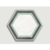 hexagon frame white dlazba kremova sestiuhelnikova matna 01