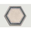 hexagon frame beige dlazba kremova sestiuhelnikova matna 01