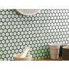 hexagon maly mozaika svetle zelena matna koupelny kuchyne 04