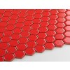 hexagon maly mozaika cervena matna koupelny kuchyne 02