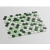 hexagon maly mozaika zeleny mix matna koupelny kuchyne 05