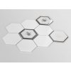 mozaika vcely stribrna hexagon sestiuhelnik podlahy steny koupelny kuchyne 02