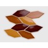 mozaika hneda luxusni listy tvary 02