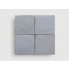 cevica zelij 10x10 obklady jednobarevne handmade gris claro seda saten