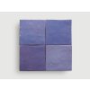 cevica zelij 10x10 obklady jednobarevne handmade lila fialova modra saten
