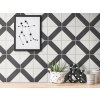gemini dlazba obklady 15x15 dekory cerno bile retro vzory 01