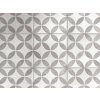 gemini dlazba obklady 15x15 dekory cerno bile retro vzory 06