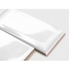 cesi metro diamantato obklady obdelnik jednobarevne bile 7 5x15 lesk talco 03