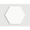Good Vibes White hexagonální dlažba jednobarevná 15x15 mat