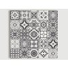 maioliche obklady dlazba retro dekory vzory cerno bile barevne patchwork mix black white
