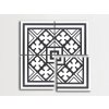 neocim classic dlazba odolna 20x20 dekor historicka optique titane faixa classic noir b 03