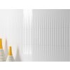 wow stripes ice white gloss obklady reliefni art deco kubismus 3d