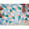 Hexa Triangle cementová hexagonální dlažba handmade 20x23 mat – barvy na výběr