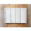 la fabbrica small white 5x16 obklady obdelnik bile