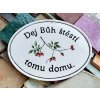 keramicky dverni stitek dej buh stesti sipek