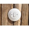 vypinac keramicky bily porcelanovy 6 kolebkovy 14
