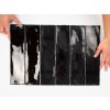 cifre colonial obdelnikove obklady jednobarevne dlouhe black lesk