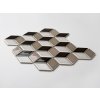 mozaika diamond na siti kosoctverec diamant hnedo bezova art deco leskla 02