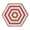 Hexa Soleil cementová dlažba hexagon 20x23