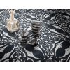 batik re style dlazba cerno bila vzorovana retro shield 02