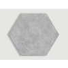dakota dlazba obklady hexagony jednobarevna base dakota grey
